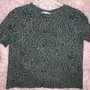 Zara Animal Print Top- SIZE SMALL